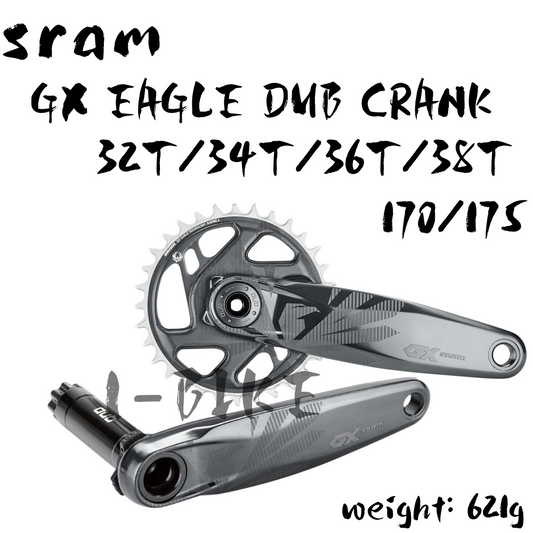 SRAM GX Eagle DUB Crank 1x12 | X-SYNC 2 Direct Mount Chainring