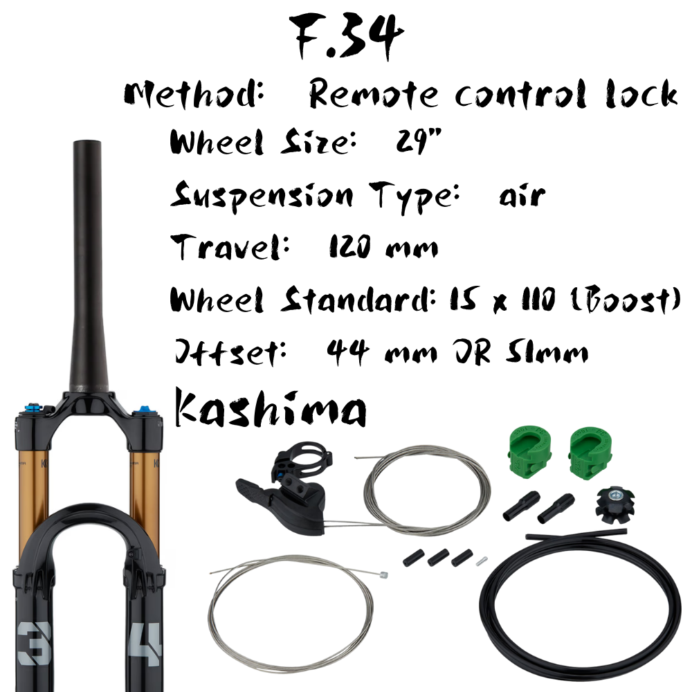 Fox  34 Float SC 29" Remote FIT4 Factory Boost suspension fork