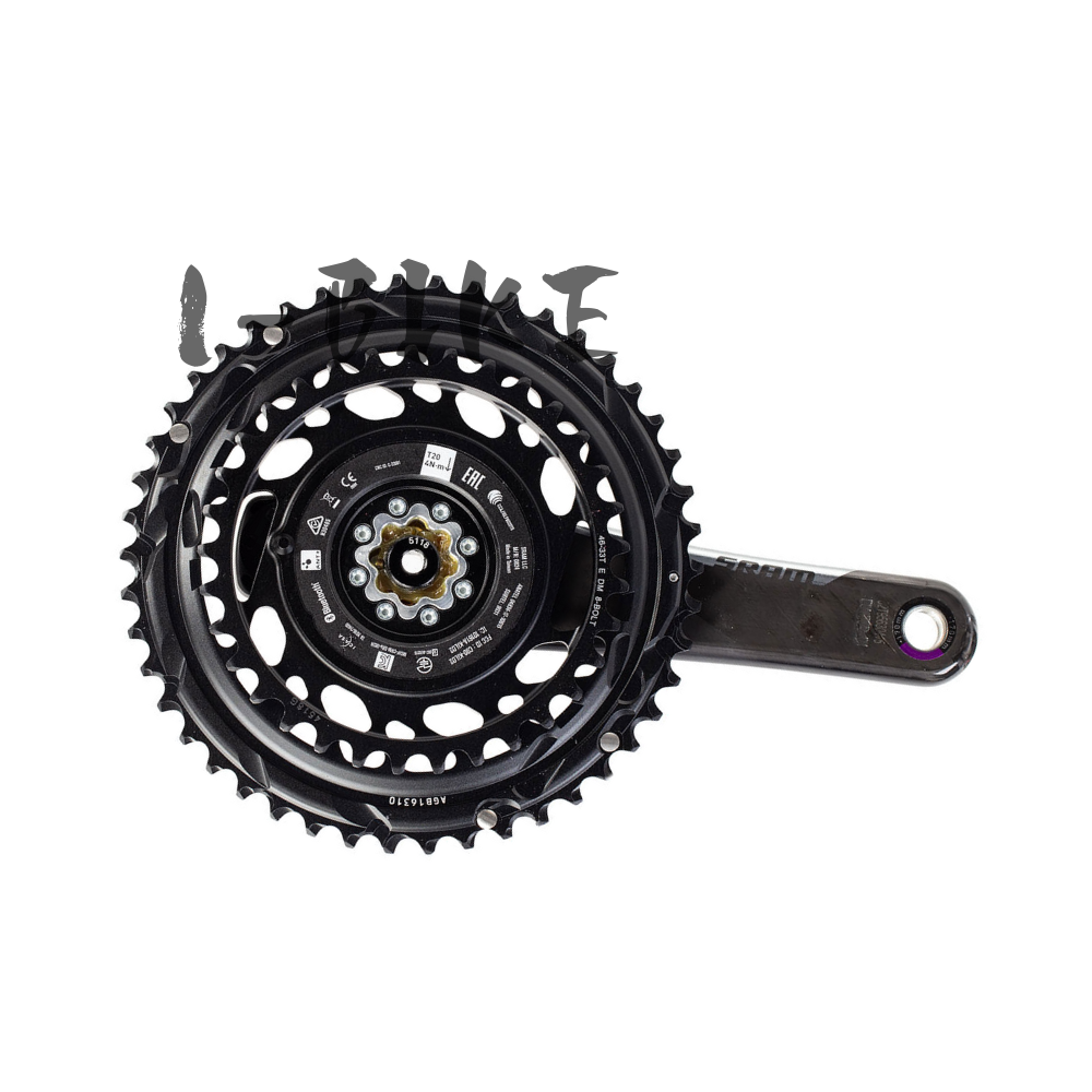 SRAM Red AXS power meter crankset (33-46, 35-48 or 37-50 tooth)